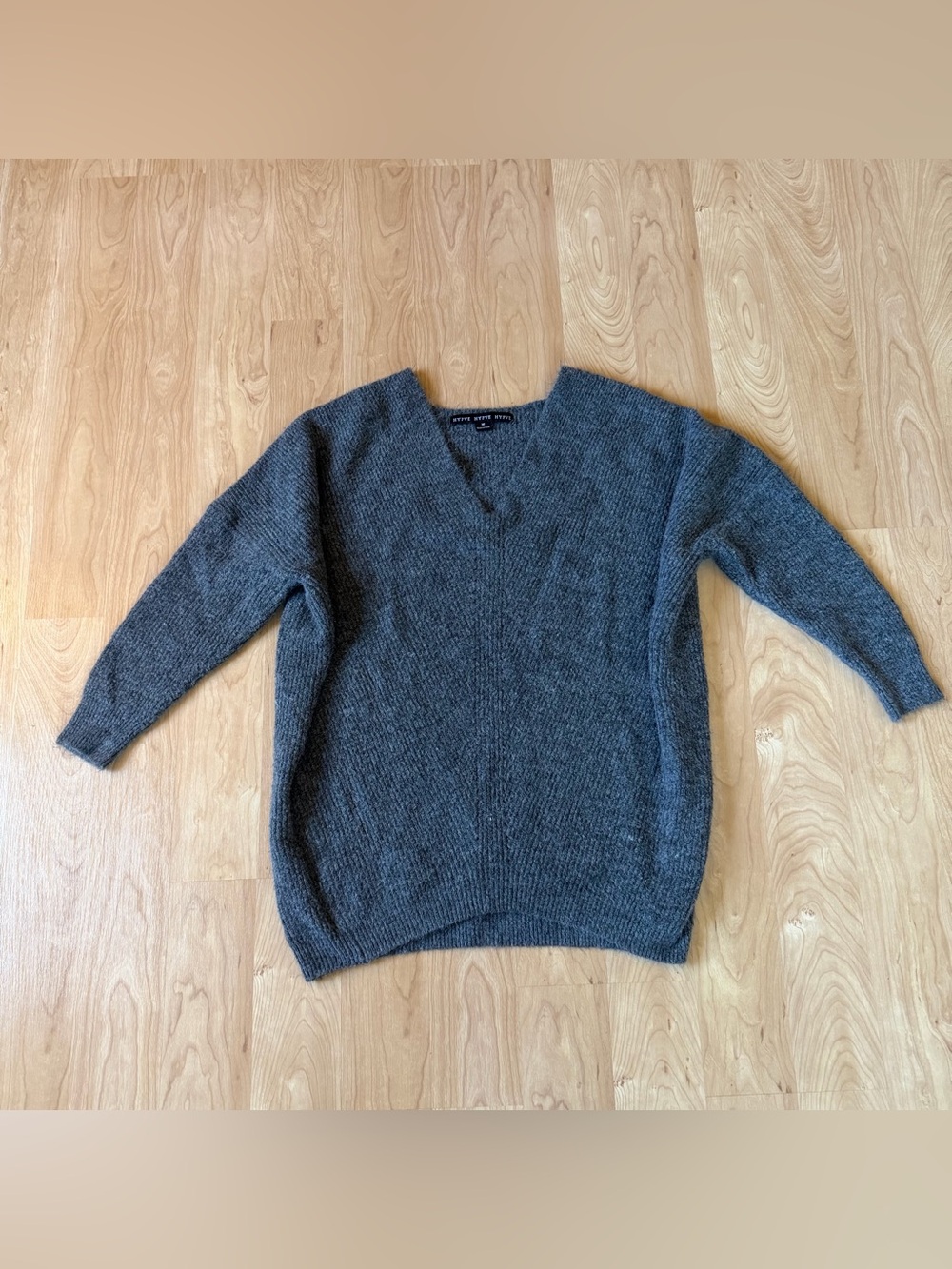 HYFVE Dark Gray V-Neck Sweater
